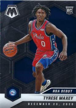 #263 Tyrese Maxey - Philadelphia 76ers - 2020-21 Panini Mosaic Basketball