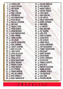 #263 Checklist 1-132 - 1993-94 Topps Premier Hockey