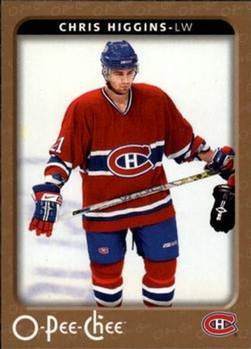 #263 Chris Higgins - Montreal Canadiens - 2006-07 O-Pee-Chee Hockey