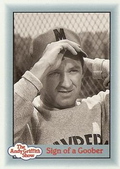 #263 Sign of a Goober - 1990-91 Pacific The Andy Griffith Show