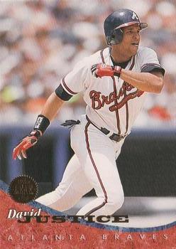 #263 David Justice - Atlanta Braves - 1994 Leaf Baseball