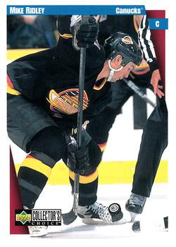 #264 Mike Ridley - Vancouver Canucks - 1997-98 Collector's Choice Hockey