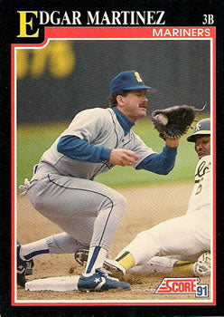 #264 Edgar Martinez - Seattle Mariners - 1991 Score Baseball