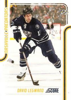 #264 David Legwand - Nashville Predators - 2011-12 Score Hockey