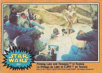 #264 Filming Luke and Threepio in Tunisia - 1977 O-Pee-Chee Star Wars