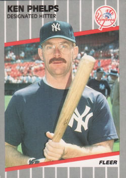 #264 Ken Phelps - New York Yankees - 1989 Fleer Baseball