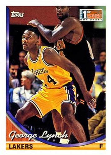 #264 George Lynch - Los Angeles Lakers - 1993-94 Topps Basketball