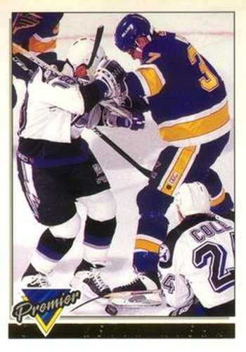 #264 Kevin Miehm - St. Louis Blues - 1993-94 O-Pee-Chee Premier Hockey - Gold