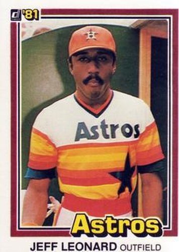 #264 Jeff Leonard - Houston Astros - 1981 Donruss Baseball