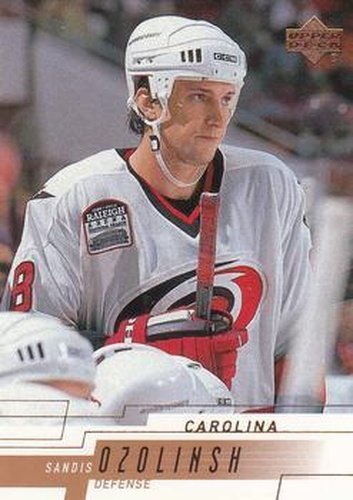 #264 Sandis Ozolinsh - Carolina Hurricanes - 2000-01 Upper Deck Hockey