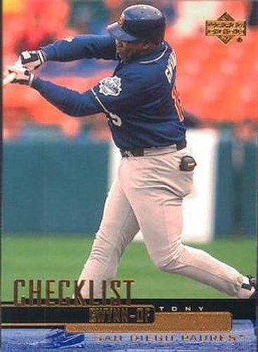 #264 Tony Gwynn - San Diego Padres - 2000 Upper Deck Baseball