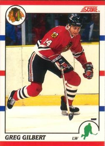 #264 Greg Gilbert - Chicago Blackhawks - 1990-91 Score Canadian Hockey