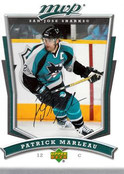 #264 Patrick Marleau - San Jose Sharks - 2007-08 Upper Deck MVP Hockey
