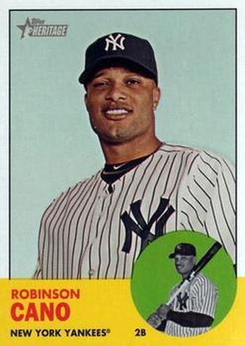 #264a Robinson Cano - New York Yankees - 2012 Topps Heritage Baseball
