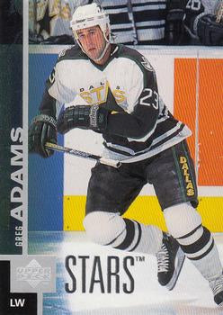 #265 Greg Adams - Dallas Stars - 1997-98 Upper Deck Hockey