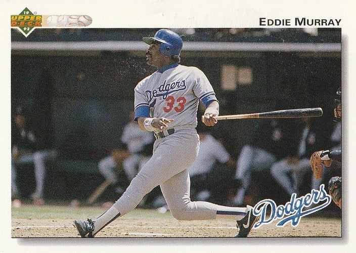 #265 Eddie Murray - Los Angeles Dodgers - 1992 Upper Deck Baseball