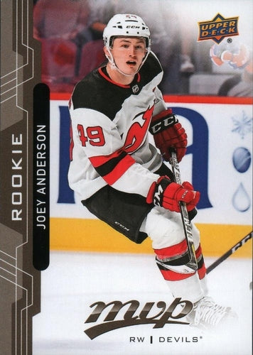 #265 Joey Anderson - New Jersey Devils - 2018-19 Upper Deck MVP Hockey
