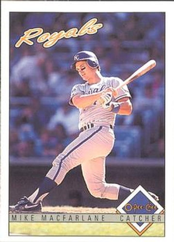 #265 Mike Macfarlane - Kansas City Royals - 1993 O-Pee-Chee Baseball