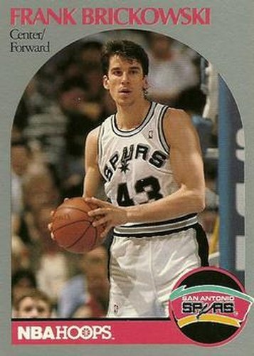 #265 Frank Brickowski - San Antonio Spurs - 1990-91 Hoops Basketball