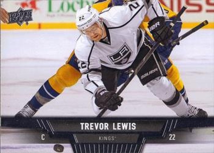 #265 Trevor Lewis - Los Angeles Kings - 2013-14 Upper Deck Hockey