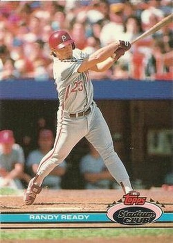 #265 Randy Ready - Philadelphia Phillies - 1991 Stadium Club Baseball