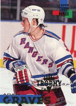 #265 Adam Graves - New York Rangers - 1994-95 Stadium Club Hockey