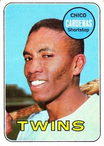 #265 Chico Cardenas - Minnesota Twins - 1969 Topps Baseball