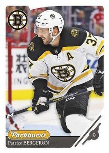 #265 Patrice Bergeron - Boston Bruins - 2018-19 Parkhurst Hockey