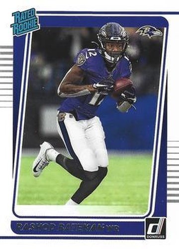 #265 Rashod Bateman - Baltimore Ravens - 2021 Donruss Football