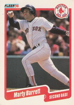 #266 Marty Barrett - Boston Red Sox - 1990 Fleer USA Baseball