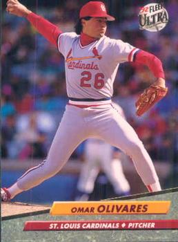 #266 Omar Olivares - St. Louis Cardinals - 1992 Ultra Baseball