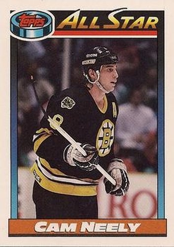 #266 Cam Neely - Boston Bruins - 1991-92 Topps Hockey