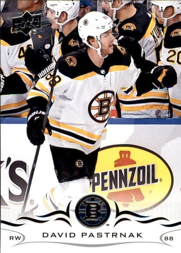 #266 David Pastrnak - Boston Bruins - 2018-19 Upper Deck Hockey