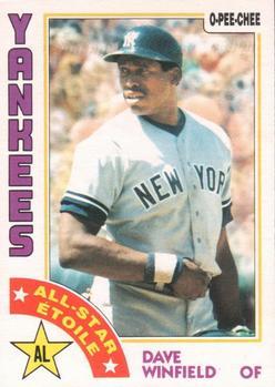 #266 Dave Winfield - New York Yankees - 1984 O-Pee-Chee Baseball