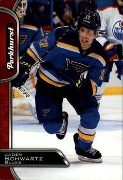 #266 Jaden Schwartz - St. Louis Blues - 2016-17 Parkhurst - Red Hockey