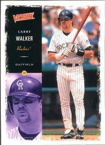 #266 Larry Walker - Colorado Rockies - 2000 Upper Deck Victory Baseball