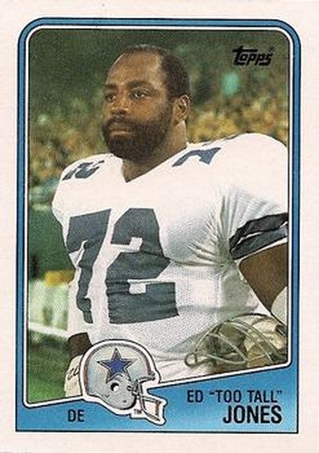 #266 Ed "Too Tall" Jones - Dallas Cowboys - 1988 Topps Football