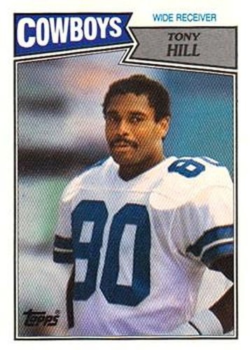 #266 Tony Hill - Dallas Cowboys - 1987 Topps Football