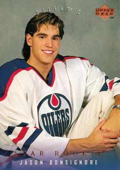 #266 Jason Bonsignore - Edmonton Oilers - 1995-96 Upper Deck Hockey