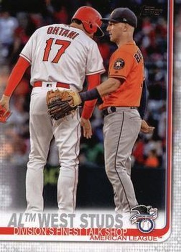 #266 AL West Studs - Los Angeles Angels / Houston Astros - 2019 Topps Baseball