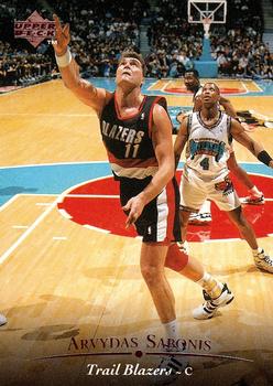#267 Arvydas Sabonis - Portland Trail Blazers - 1995-96 Upper Deck Basketball