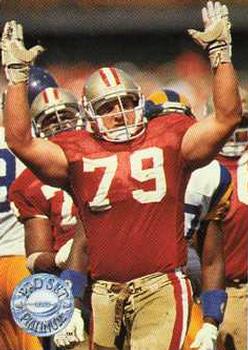 #267 Harris Barton - San Francisco 49ers - 1991 Pro Set Platinum Football
