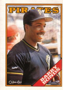 #267 Barry Bonds - Pittsburgh Pirates - 1988 O-Pee-Chee Baseball