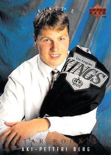 #267 Aki Berg - Los Angeles Kings - 1995-96 Upper Deck Hockey