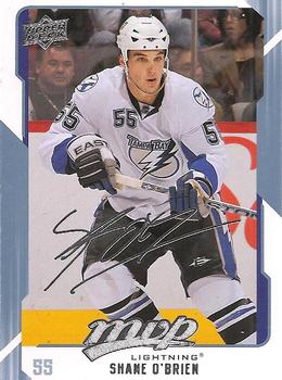 #267 Shane O'Brien - Tampa Bay Lightning - 2008-09 Upper Deck MVP Hockey