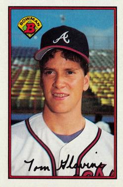 #267 Tom Glavine - Atlanta Braves - 1989 Bowman Baseball
