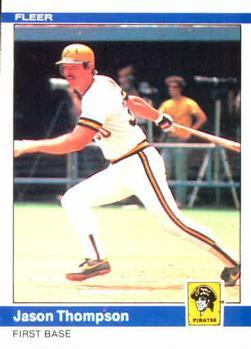 #267 Jason Thompson - Pittsburgh Pirates - 1984 Fleer Baseball