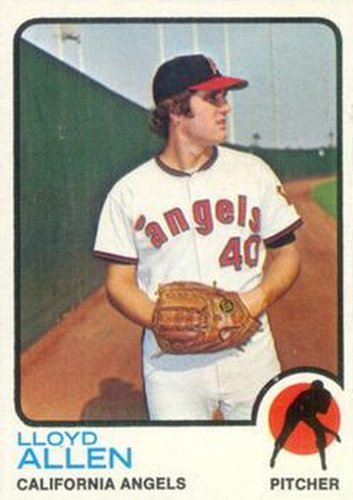 #267 Lloyd Allen - California Angels - 1973 Topps Baseball