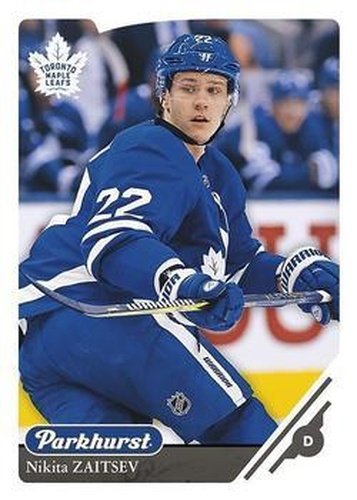 #267 Nikita Zaitsev - Toronto Maple Leafs - 2018-19 Parkhurst Hockey