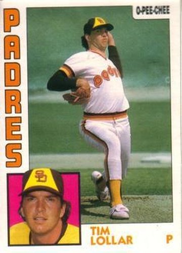 #267 Tim Lollar - San Diego Padres - 1984 O-Pee-Chee Baseball